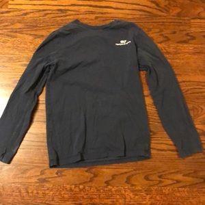 Boys Navy vineyard vines shirt size small EUC